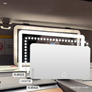 Espelho De Maquiagem Para Viseira Solar De Carro